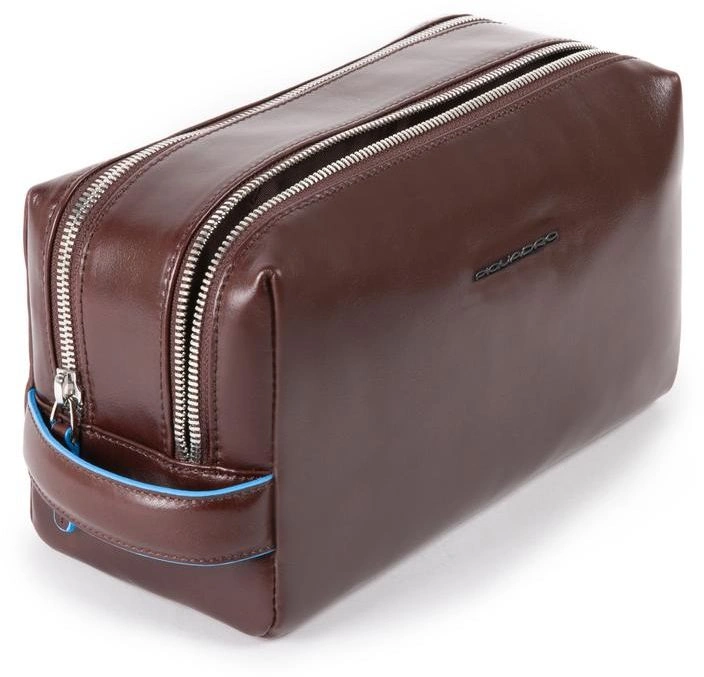 Косметичка Piquadro Blue Square BY5011B2/MO коричневый натур.кожа — миниатюра 3