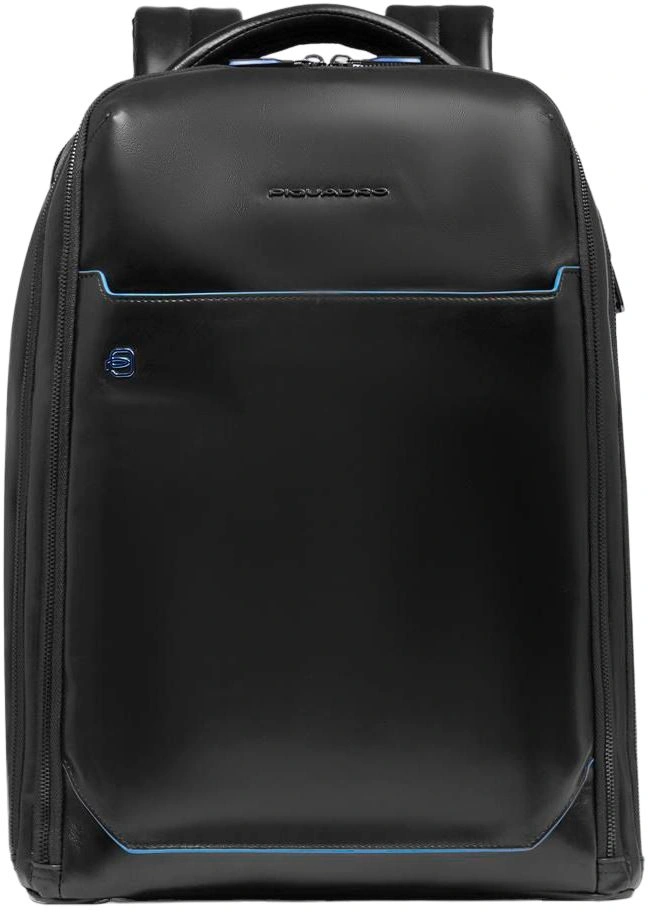 Рюкзак мужской Piquadro Blue Square CA6817B2/N черный натур.кожа — миниатюра 8