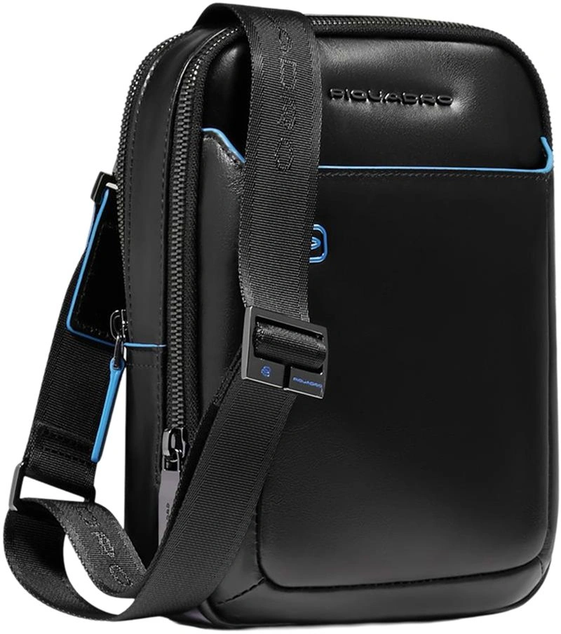 Сумка кросс-боди мужская Piquadro Blue Square CA6811B2/N черная натур.кожа — фото 1