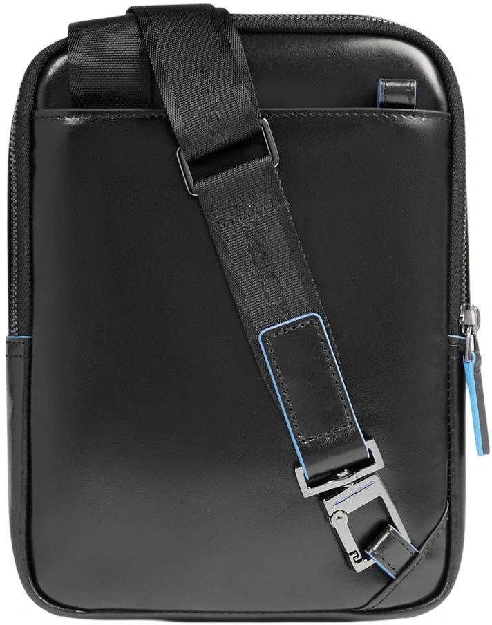 Сумка кросс-боди мужская Piquadro Blue Square CA6811B2/N черная натур.кожа — миниатюра 4