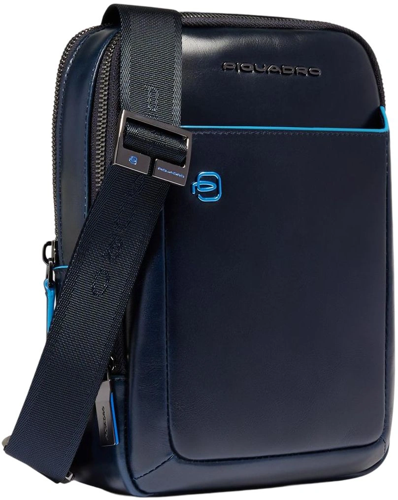 Сумка кросс-боди мужская Piquadro Blue Square CA6811B2/BLU2 синяя натур.кожа — фото 1