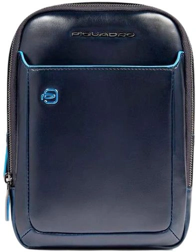 Сумка кросс-боди мужская Piquadro Blue Square CA6811B2/BLU2 синяя натур.кожа — миниатюра 6