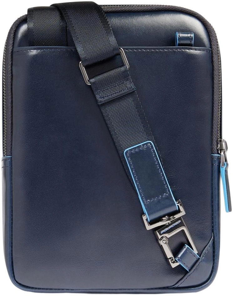 Сумка кросс-боди мужская Piquadro Blue Square CA6811B2/BLU2 синяя натур.кожа — миниатюра 4