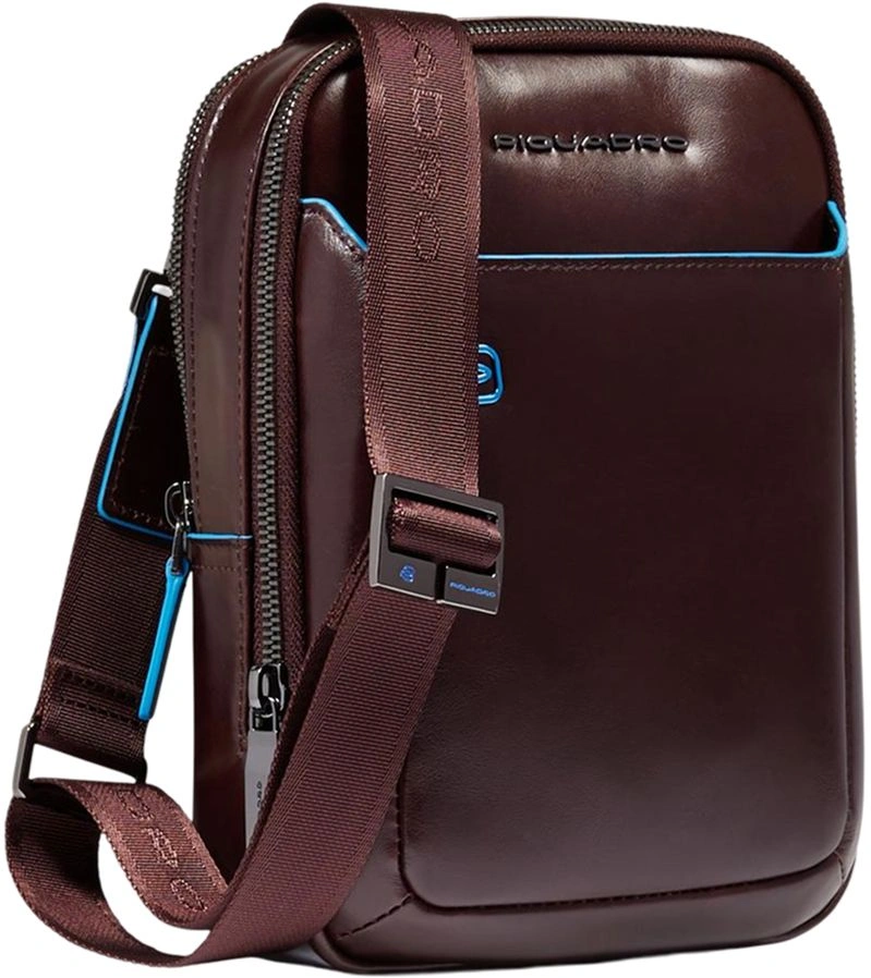 Сумка кросс-боди мужская Piquadro Blue Square CA6811B2/MO коричневая натур.кожа — фото 1