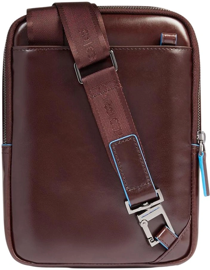 Сумка кросс-боди мужская Piquadro Blue Square CA6811B2/MO коричневая натур.кожа — миниатюра 4