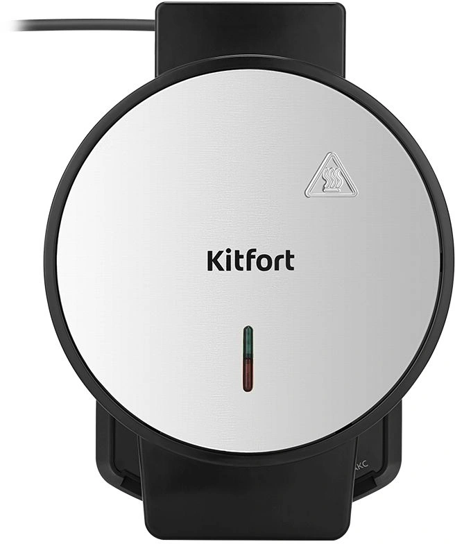 Вафельница Kitfort КТ-5616 1000Вт черный/серебристый — миниатюра 4