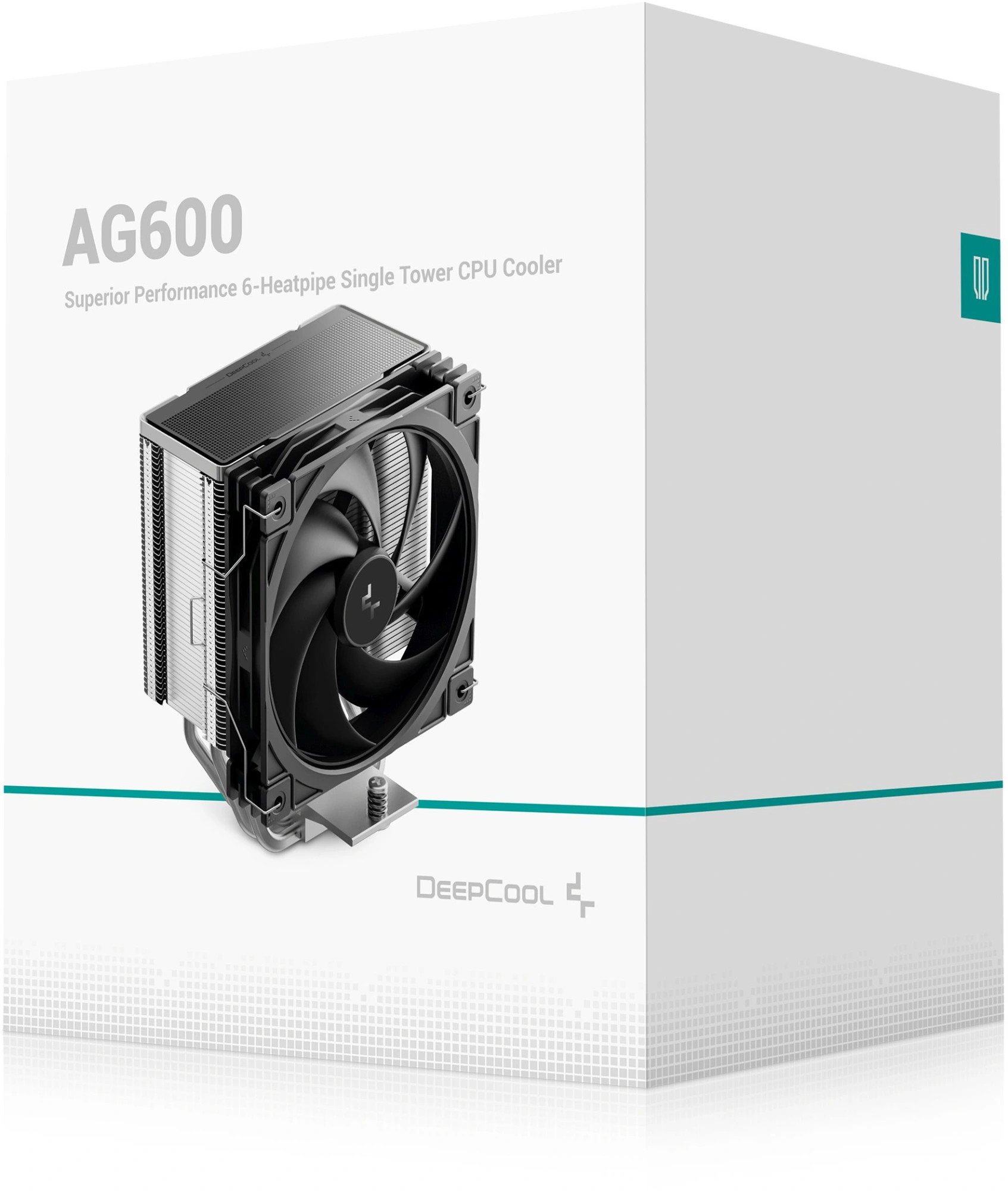 Устройство охлаждения(кулер) Deepcool AG600 нет подсветки Soc-AM5/AM4/1200/1700/1851 серебристый/черный 4-pin 29.22dB Al+Cu 260W 686gr Ret (R-AG600-BKNPMG2-G) — миниатюра 9