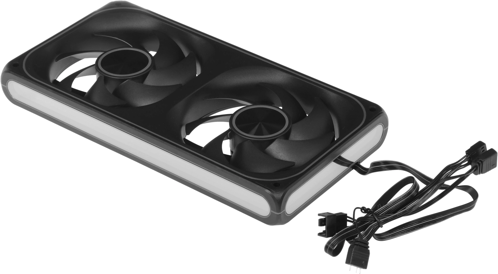 Вентилятор для корпуса Formula Air Fusion 2 LT ARGB 120х120x28 черный 4-pin 24.8дБ (упак.:2шт) (AIR FUSION 2 LT BK) Ret — миниатюра 7