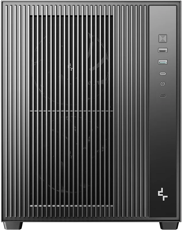 Корпус Deepcool CG330 Mesh 3F черный без БП mATX 10x120mm 5x140mm 1xUSB2.0 1xUSB3.0 audio bott PSU — миниатюра 3