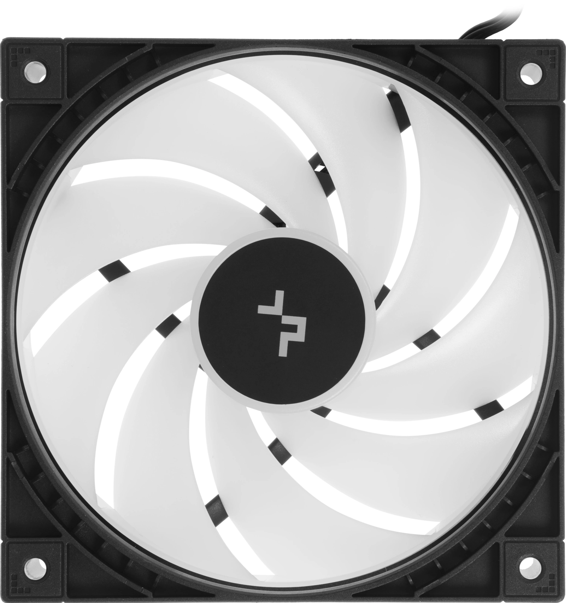 Вентилятор для корпуса Deepcool FD12 V2 ARGB 120х120x25 черный 4-pin 26.57дБ (R-FD12ARGBV2-BKAPN1-G) Ret — миниатюра 10