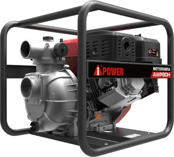 Мотопомпа A-iPower AWP80Н 833л/мин для гряз.воды (30431) — миниатюра 5