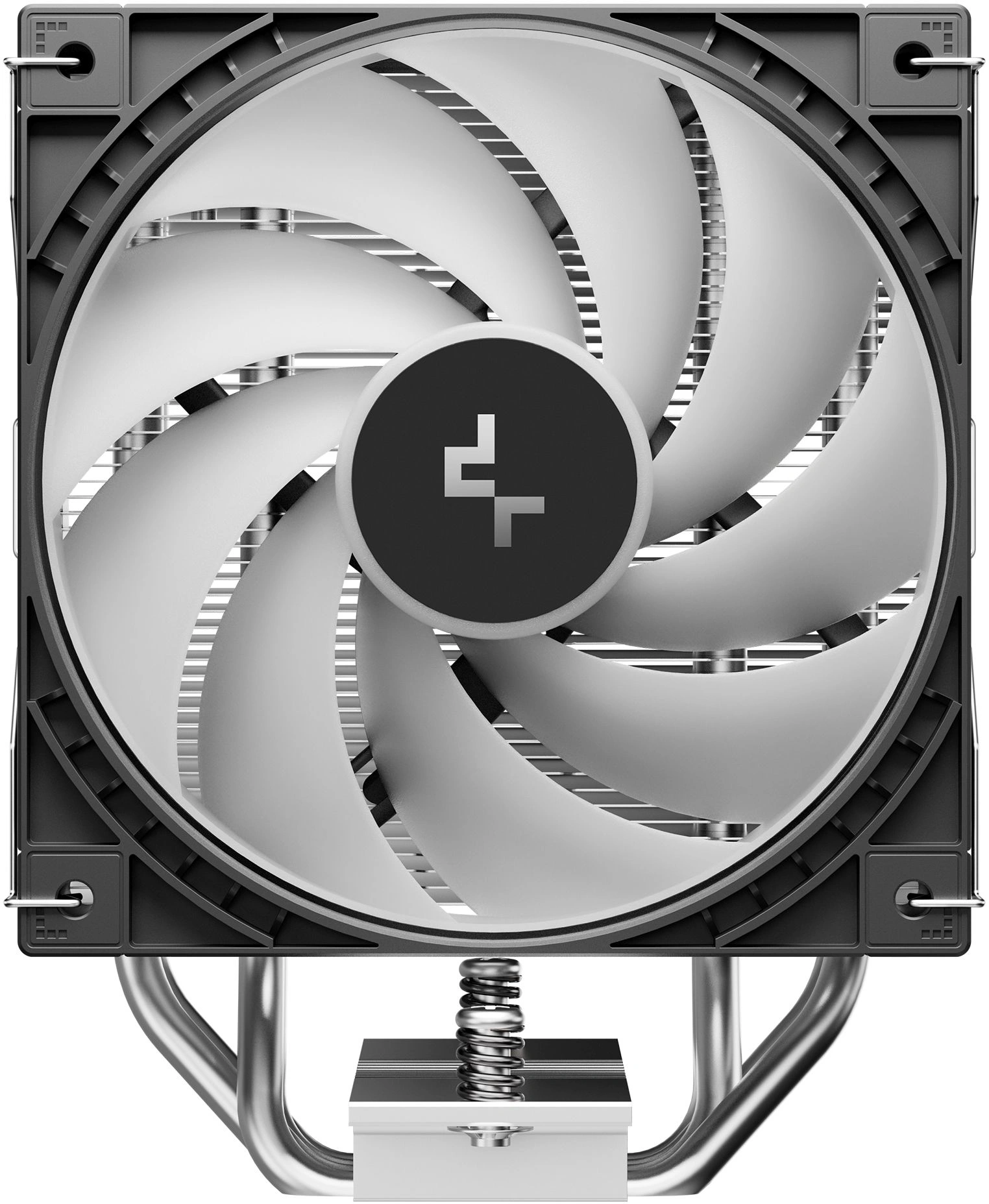 Устройство охлаждения(кулер) Deepcool AG400 G2 ARGB Soc-AM5/AM4/1200/1700/1851 серебристый/черный 4-pin 30.93dB Al+Cu 230W 641gr Ret (R-AG400-BKAMMG2-G) — миниатюра 3