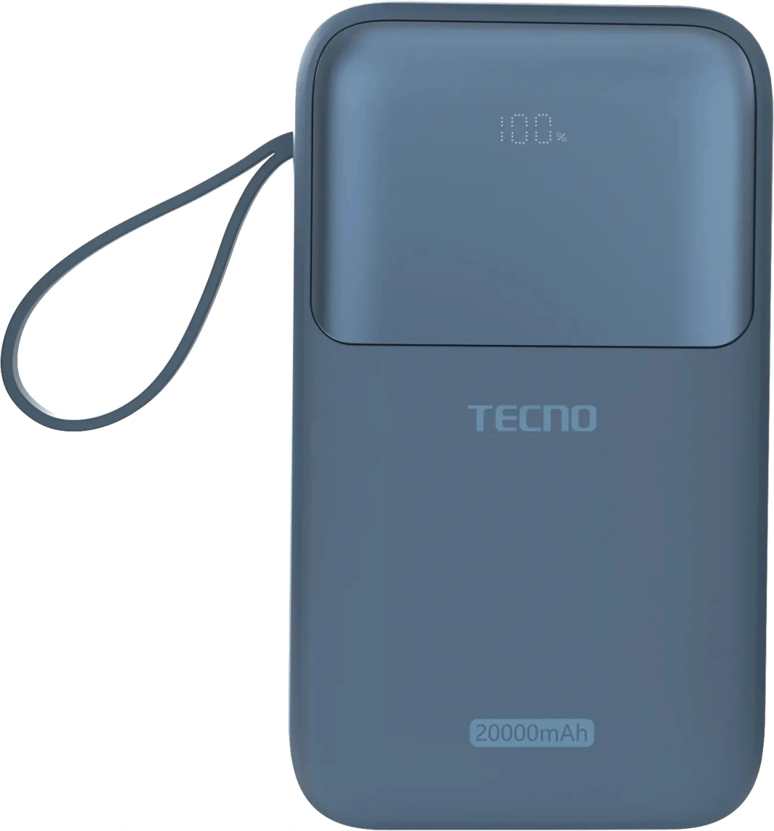 Мобильный аккумулятор Tecno Pocket S201 20000mAh 2.4A 2xUSB-A/USB-C синий