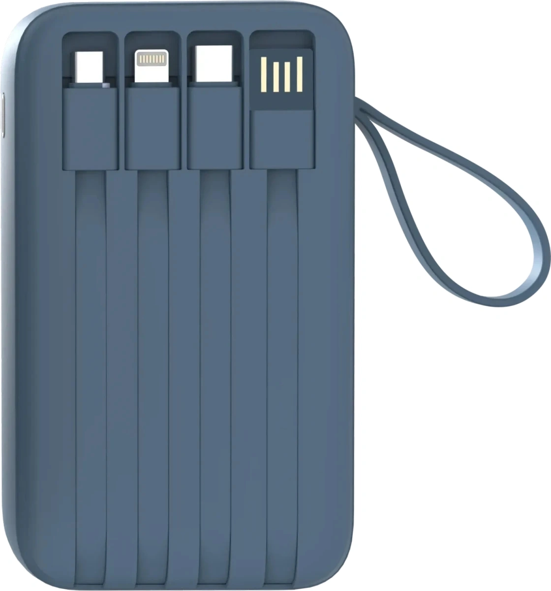 Мобильный аккумулятор Tecno Pocket S201 20000mAh 2.4A 2xUSB-A/USB-C синий — миниатюра 2
