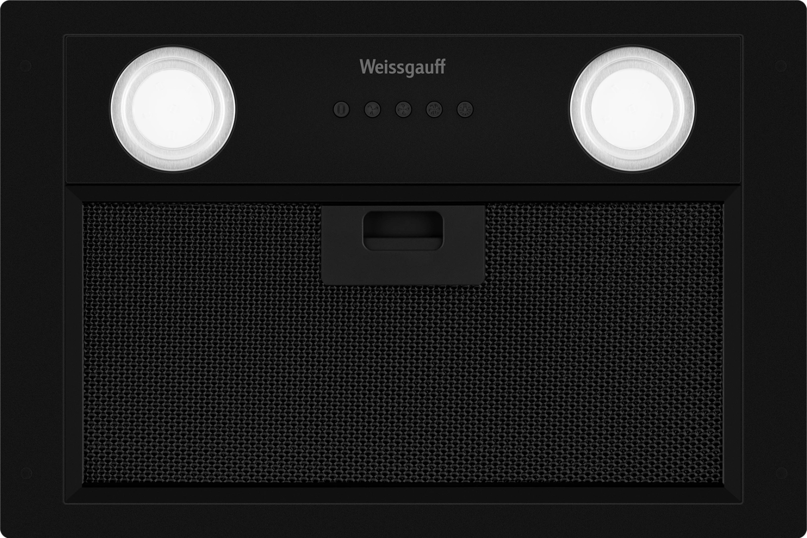 Вытяжка встраиваемая Weissgauff Dubhe 450 Black Edition черный управление: кнопочное (1 мотор) — миниатюра 6