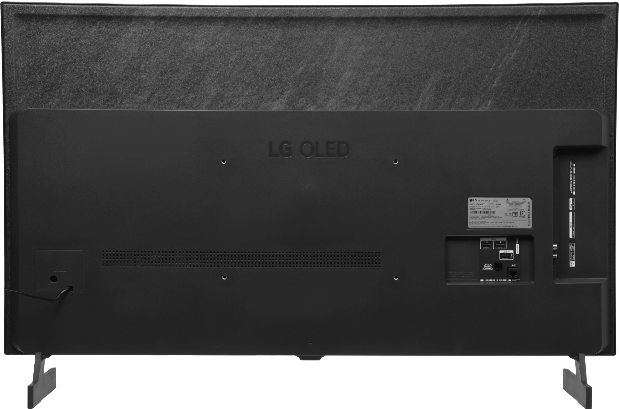 Телевизор OLED LG 48" OLED48B6RLA.ARUG коричневый/серый 4K Ultra HD 120Hz DVB-T2 DVB-C DVB-S2 USB WiFi Smart TV — миниатюра 9