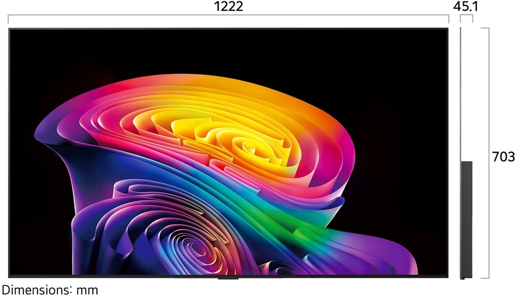 Телевизор OLED LG 55" OLED55C6RLA.ARUG черный/серебристый 4K Ultra HD 120Hz DVB-T DVB-T2 DVB-C DVB-S2 USB WiFi Smart TV — миниатюра 2
