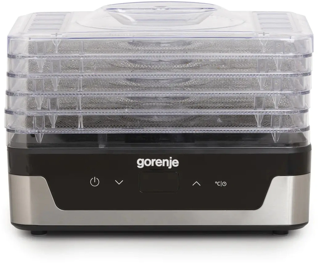 Сушка для фруктов и овощей Gorenje FDK400DE 5под. 240Вт нержавеющая сталь — миниатюра 9