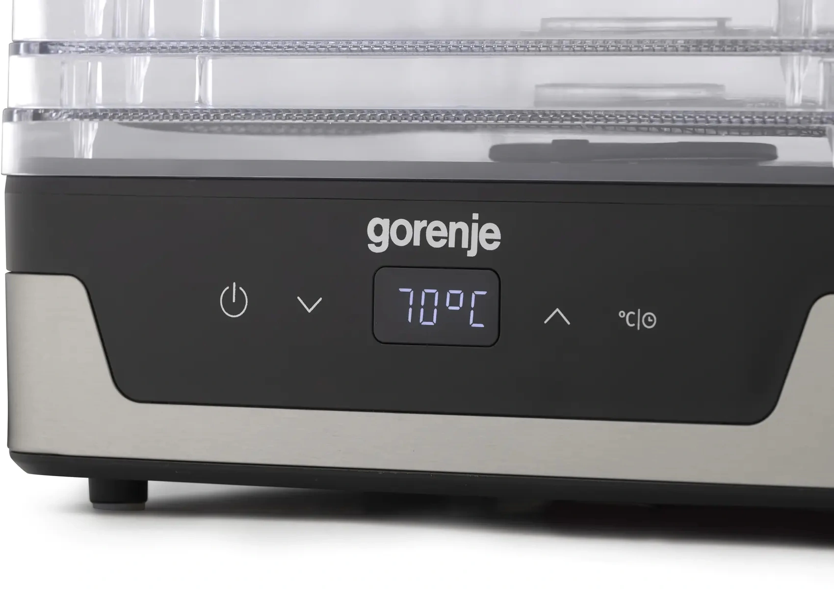 Сушка для фруктов и овощей Gorenje FDK400DE 5под. 240Вт нержавеющая сталь — миниатюра 10