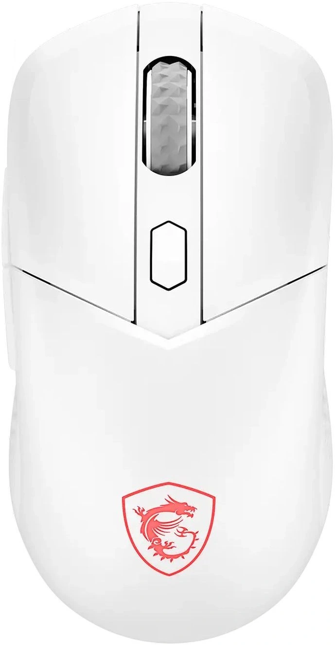 Мышь MSI Versa 300 W белый оптическая 26000dpi беспров. BT/Radio USB 6but (S12-4301620-CLA) — миниатюра 4