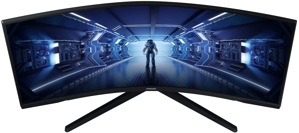 Монитор Samsung 34" Odyssey G5 LC34G55TWWPXEN черный VA LED 21:9 HDMI матовая 250cd 178гр/178гр 3440x1440 165Hz FreeSync Premium DP UW 5.6кг — миниатюра 9