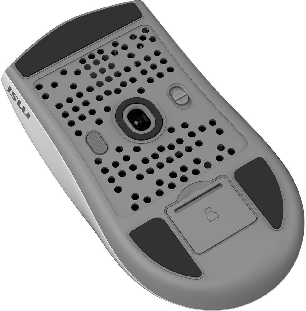Мышь MSI Forge GM340 белый оптическая 12000dpi беспров. BT/Radio USB 5but (S12-4301750-HH9) — миниатюра 4