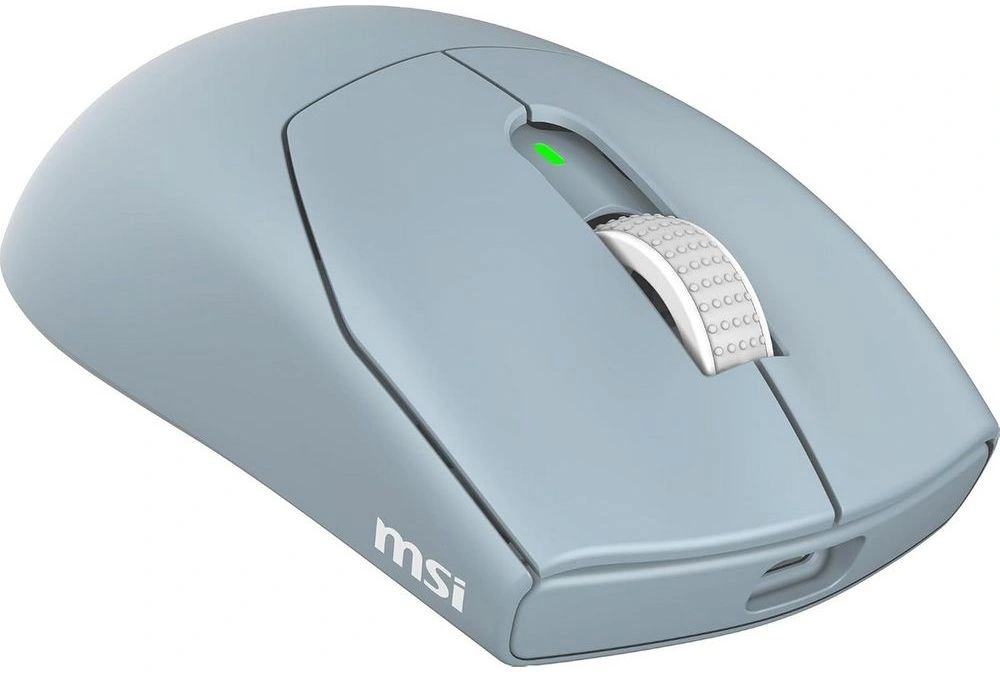 Мышь MSI Forge GM340 голубой оптическая 12000dpi беспров. BT/Radio USB 5but (S12-4301770-HH9) — миниатюра 4