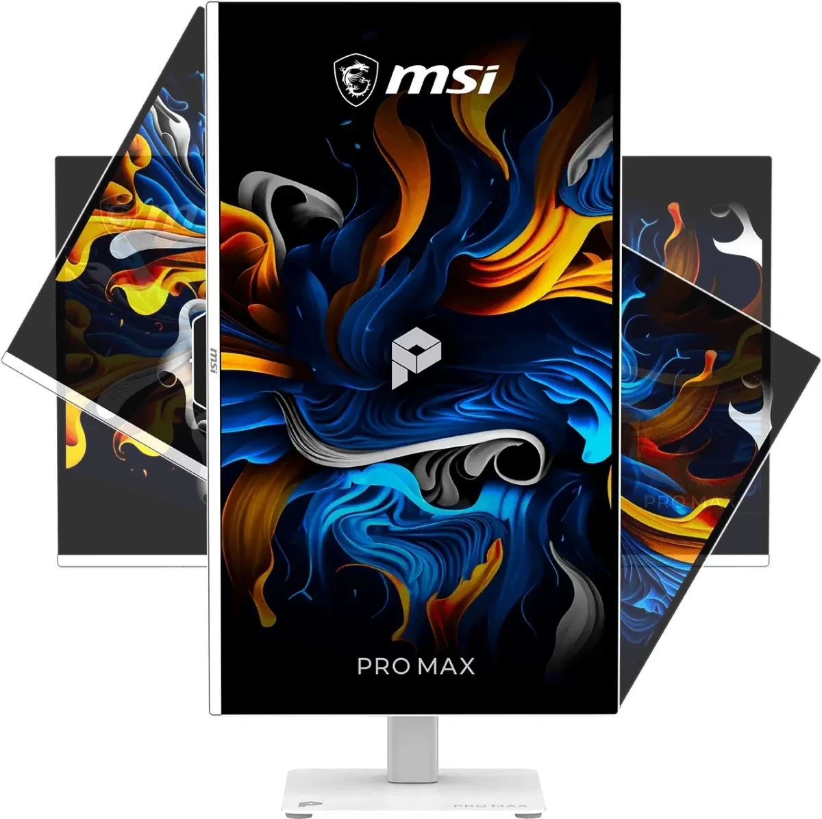 Монитор MSI 26.5" Max 271UPXW12G белый QD OLED LED 16:9 HDMI M/M матовая HAS Piv 250cd 178гр/178гр 3840x2160 120Hz FreeSync Premium Pro DP 4K USB 6.6кг — миниатюра 4
