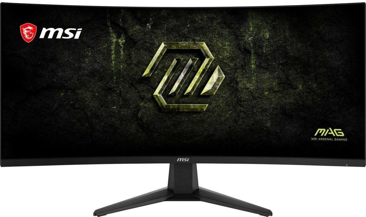 Монитор 34" MSI MAG 346CQDF E20 VA 3440x1440, 200 Гц, 0.5 мс, 21:9, изогнутый, HDMI 2.0b (x2), DisplayPort 1.4a, выход на наушники, Flicker-Free, Low Blue Light, PiP/PbP, ночное видение, прицел, консольный режим, поворот по горизонтали, слот для замка, черный
