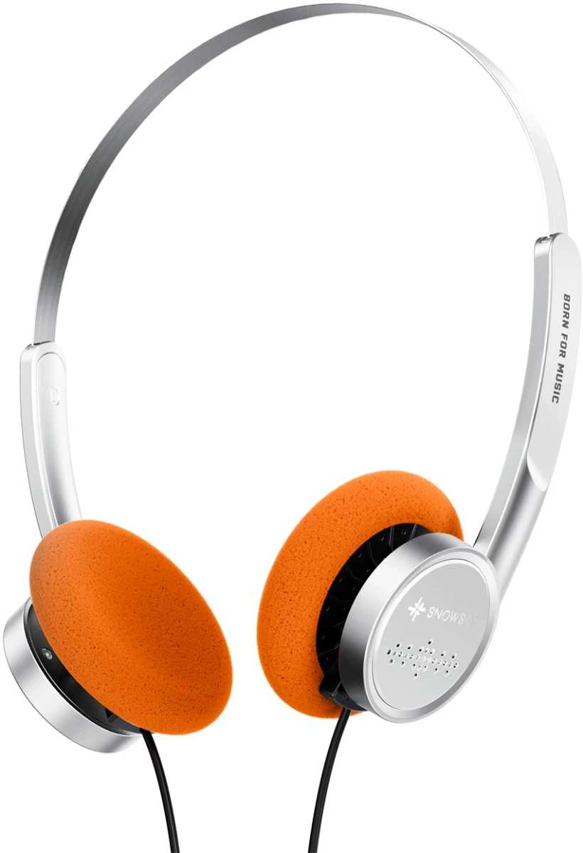 Гарнитура накладные Fiio Snowsky Wind (F4411W) 1.2м серебристый/оранжевый проводные оголовье (80004334)