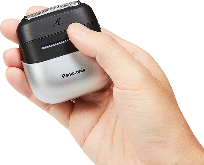 Бритва сетчатая Panasonic ES-CM3BKS521 реж.эл.:3 питан.:аккум. серебристый/черный — миниатюра 2