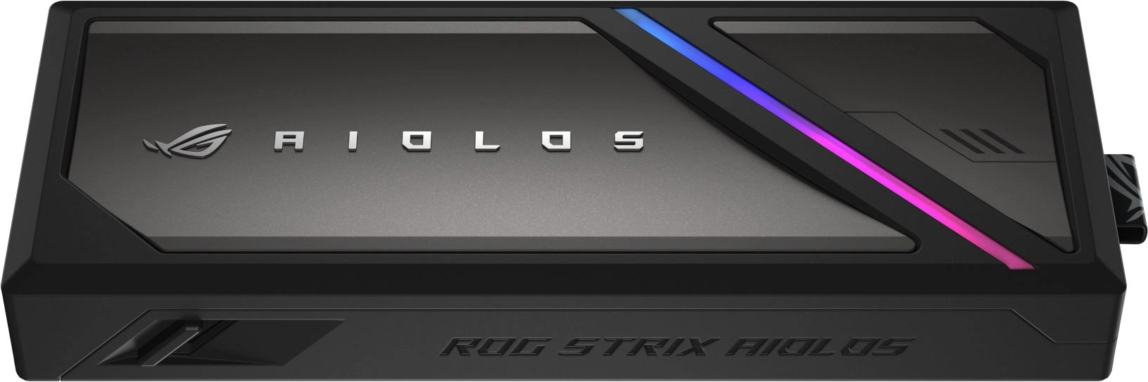 Внешний корпус SSD Asus ROG STRIX AIOLOS NVMe/SATA алюминий черный M2 2280 — миниатюра 20