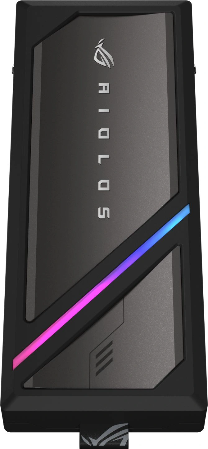Внешний корпус SSD Asus ROG STRIX AIOLOS NVMe/SATA алюминий черный M2 2280 — миниатюра 4
