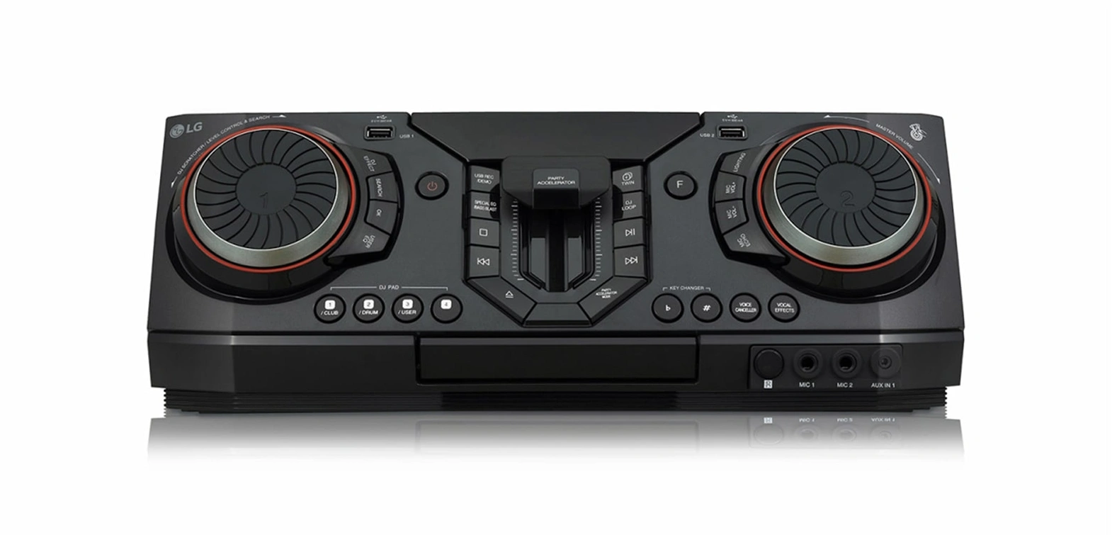 Минисистема LG CL98-FS черный 3500Вт FM USB BT — миниатюра 9