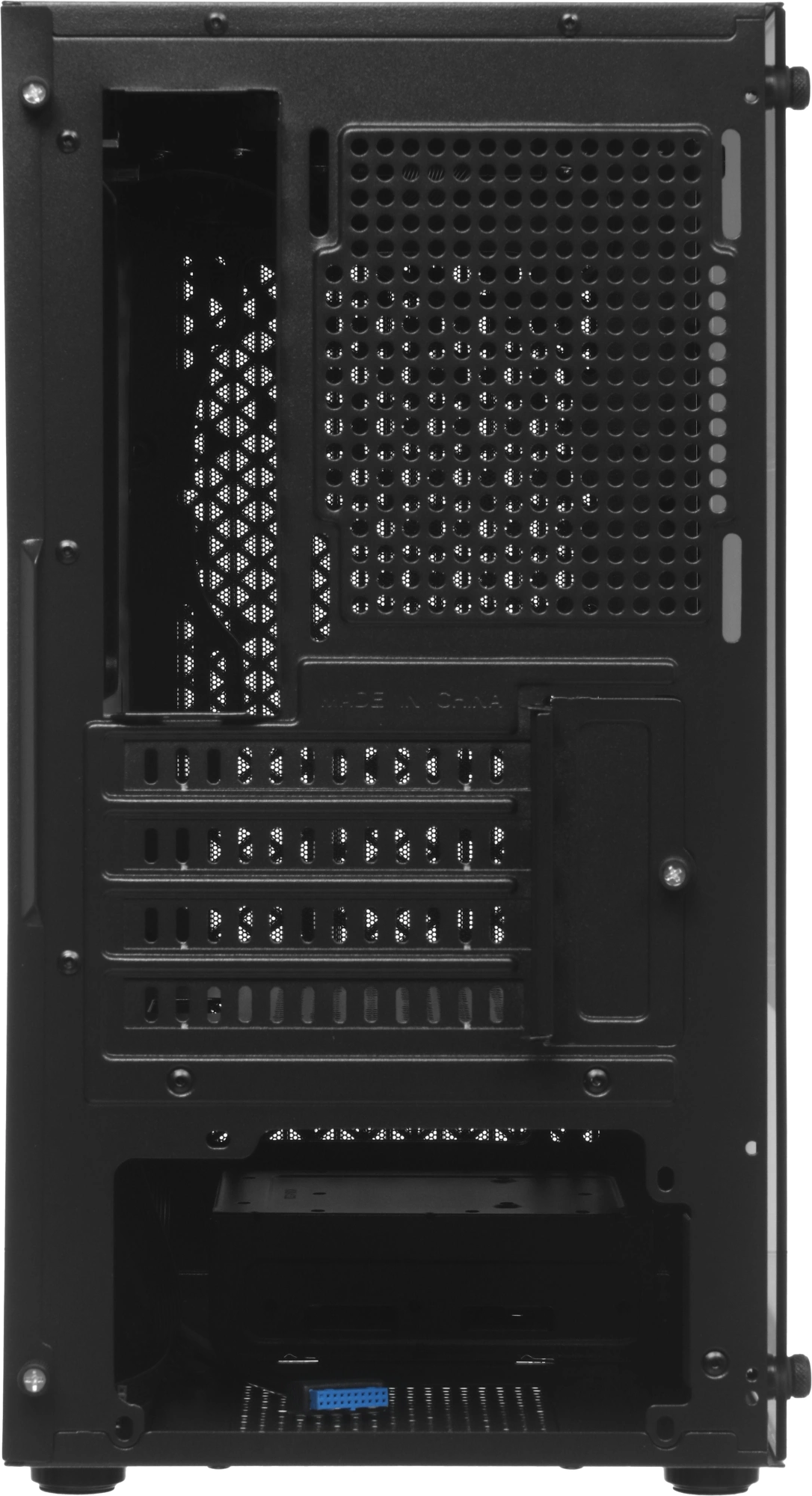 Корпус Accord ACC-503 черный без БП mATX 7x120mm 4x140mm 2xUSB2.0 1xUSB3.0 audio bott PSU — миниатюра 3