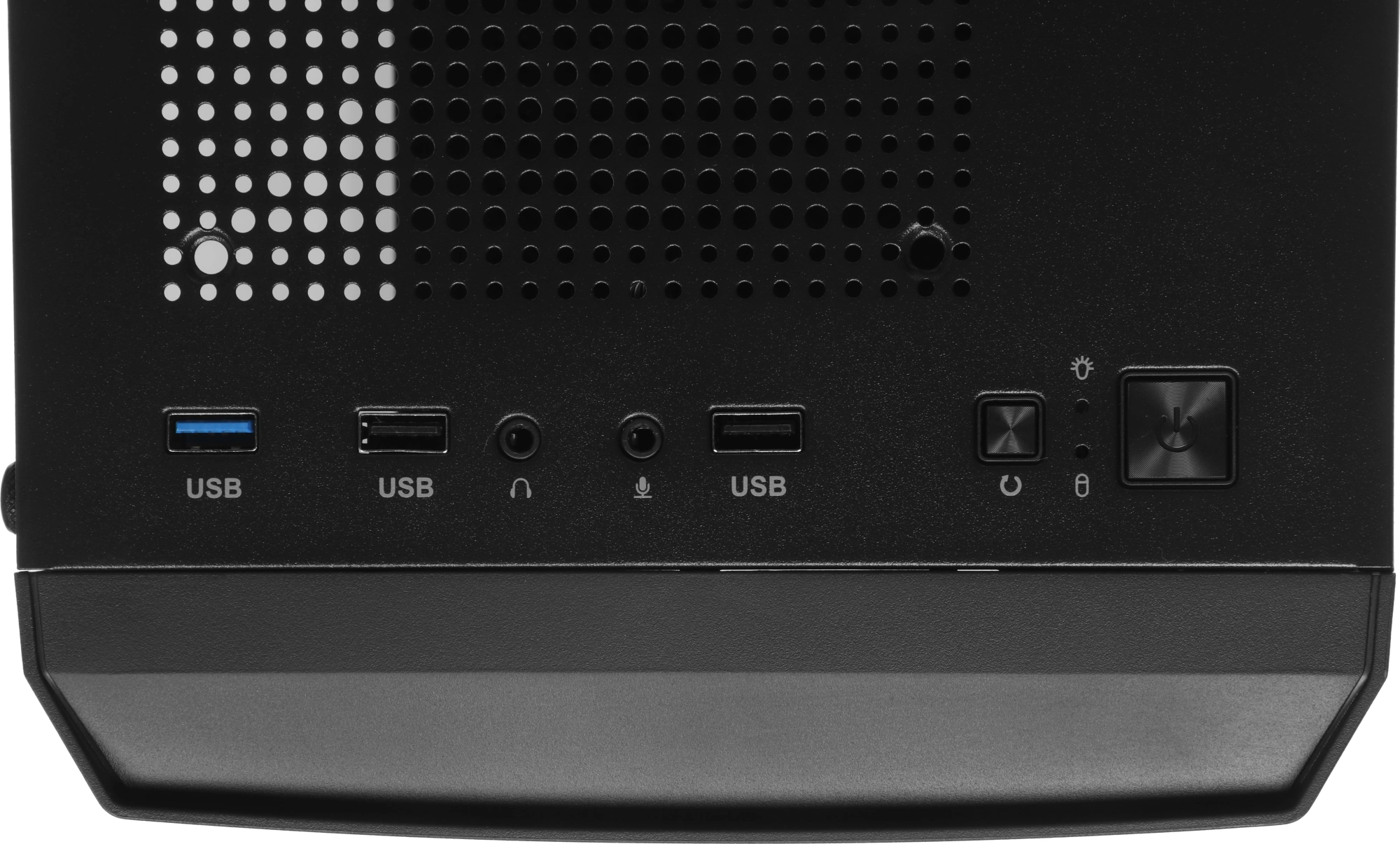 Корпус Accord ACC-503 черный без БП mATX 7x120mm 4x140mm 2xUSB2.0 1xUSB3.0 audio bott PSU — миниатюра 5