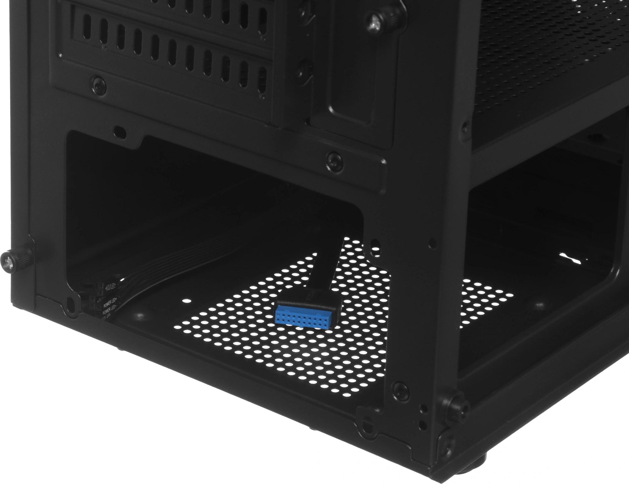 Корпус Accord ACC-503 черный без БП mATX 7x120mm 4x140mm 2xUSB2.0 1xUSB3.0 audio bott PSU — миниатюра 10