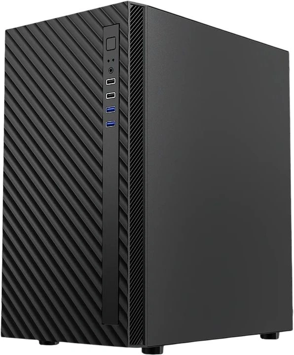 Корпус Accord ACC-508 черный без БП mATX 7x120mm 4x140mm 2xUSB2.0 1xUSB3.0 audio bott PSU — миниатюра 4