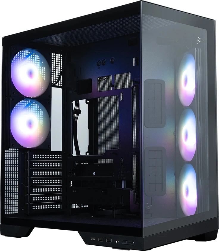 Корпус Zalman D50 черный без БП ATX 6x120mm 4x140mm 2xUSB3.0 audio bott PSU — фото 1