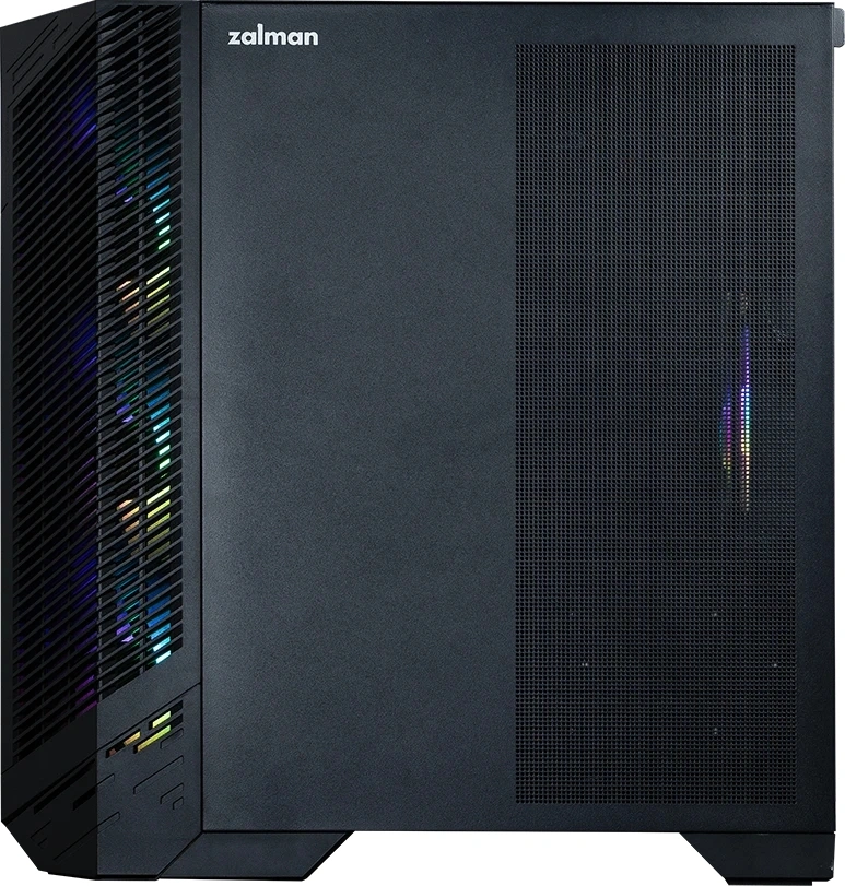 Корпус Zalman D50 черный без БП ATX 6x120mm 4x140mm 2xUSB3.0 audio bott PSU — миниатюра 8