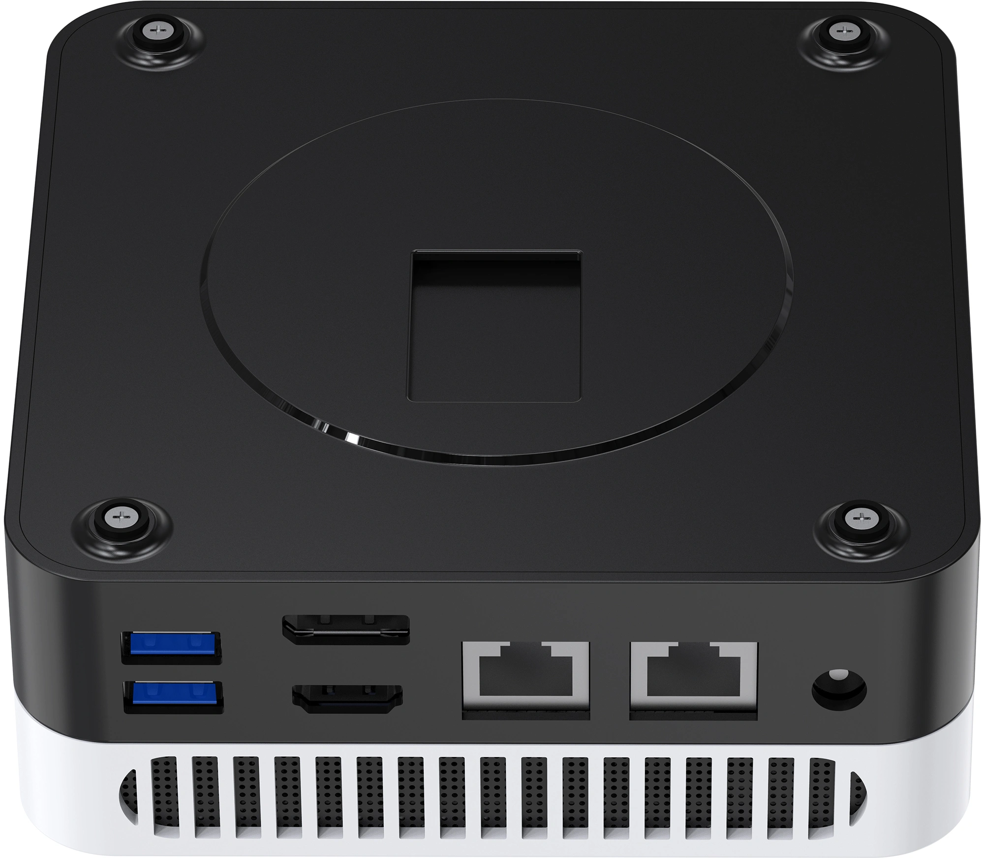 Неттоп Chuwi LarkBox X Core 3 100U (1.2) 16Gb SSD512Gb Graphics Windows 11 Pro 2xGbitEth WiFi BT 65W черный/белый — миниатюра 6