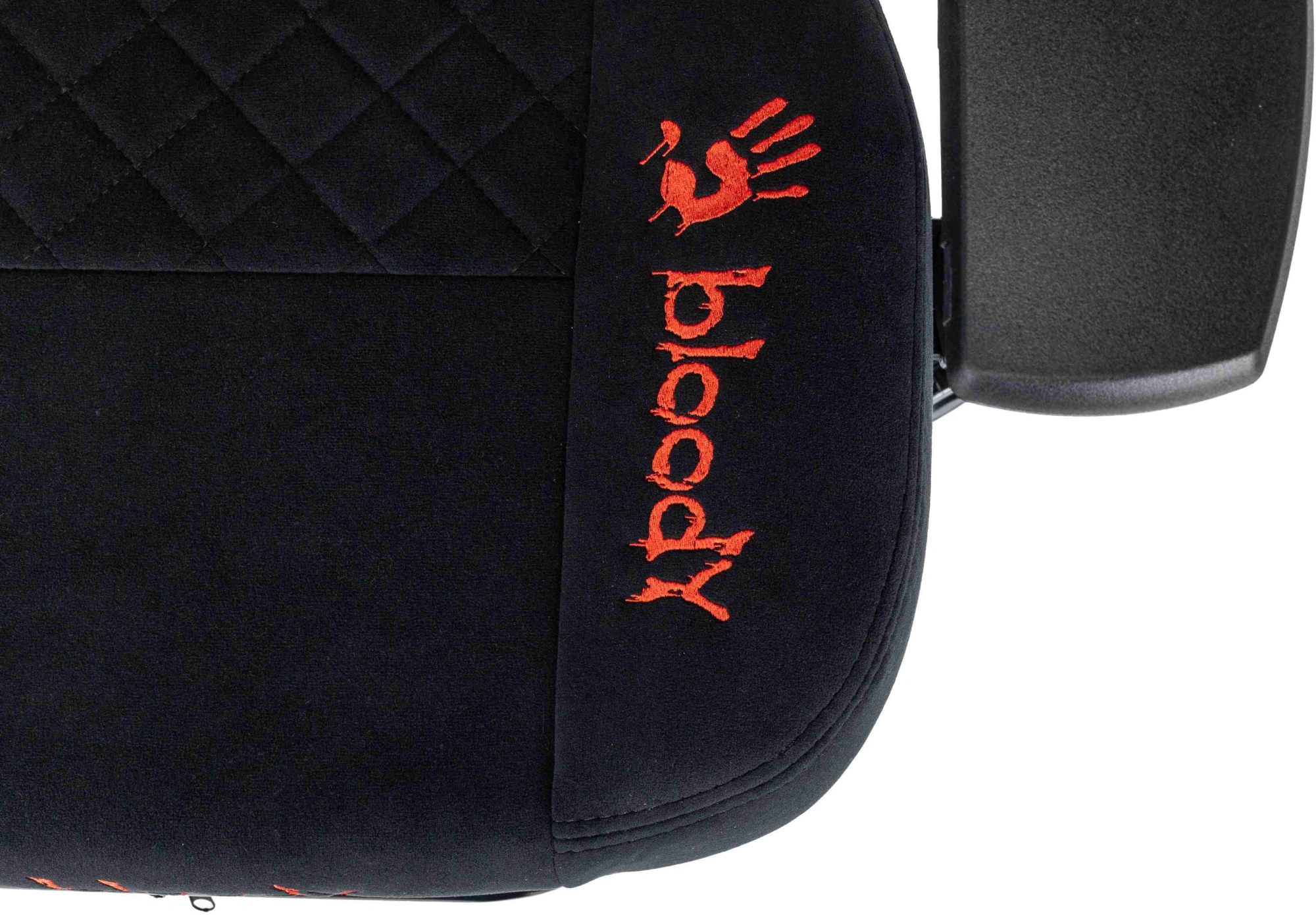 Кресло игровое A4Tech Bloody GC-670 черный искусственная замша с подголов. крестов. металл подст.для ног — миниатюра 15