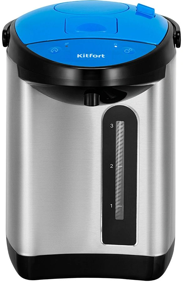 Термопот Kitfort КТ-2540 3л. 900Вт серебристый/черный — миниатюра 3