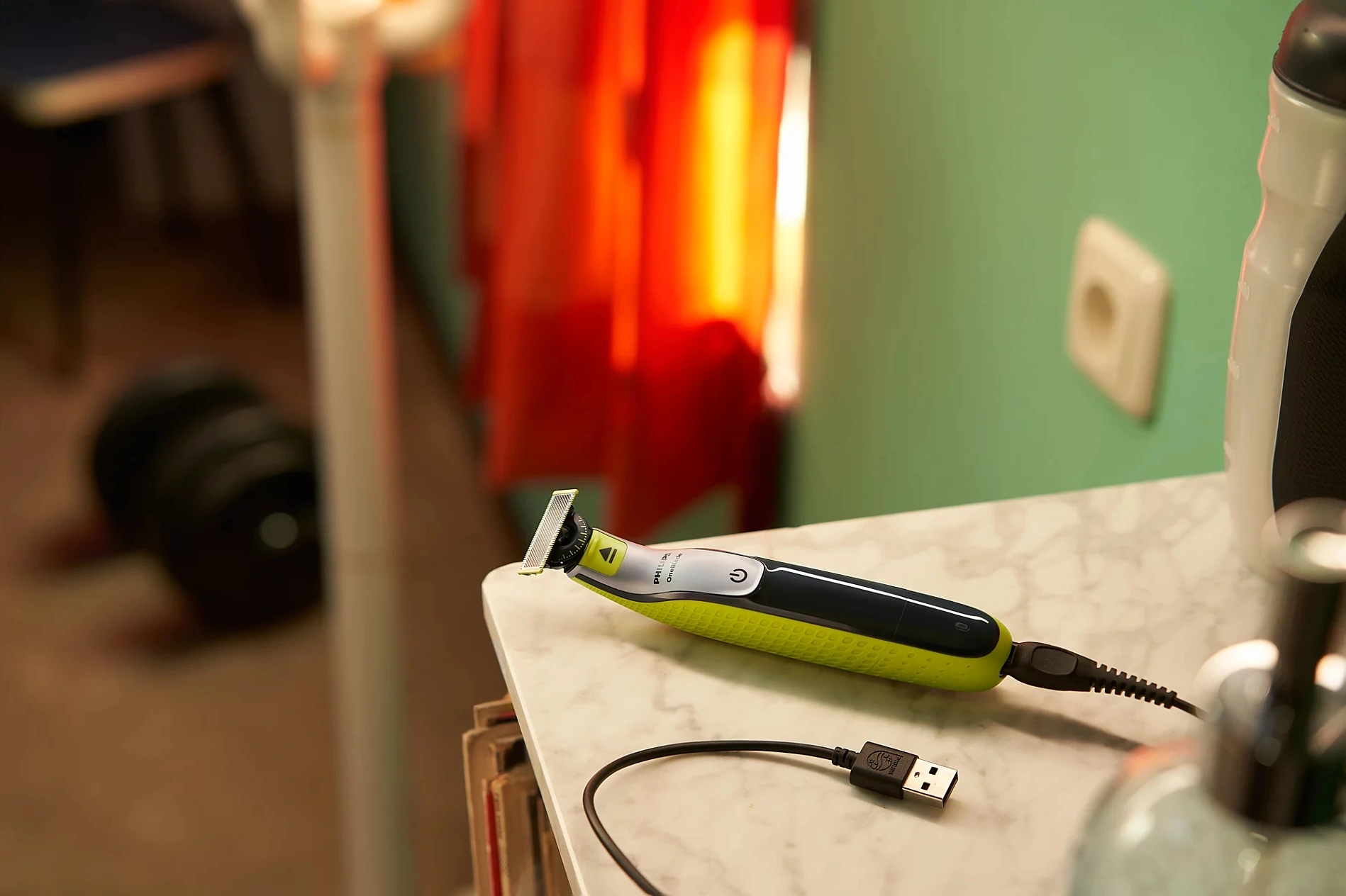 Триммер Philips QP2734/23 черный/салатовый 1Вт — миниатюра 2