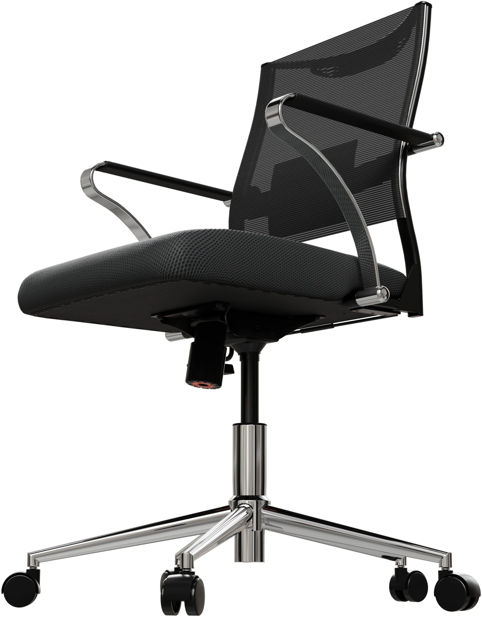 Кресло Метта Sit Air 24/7 M4-281K - Italy (M09.B23.G18.W01) черный сиденье черный сетка/ткань крестов. хром — миниатюра 9