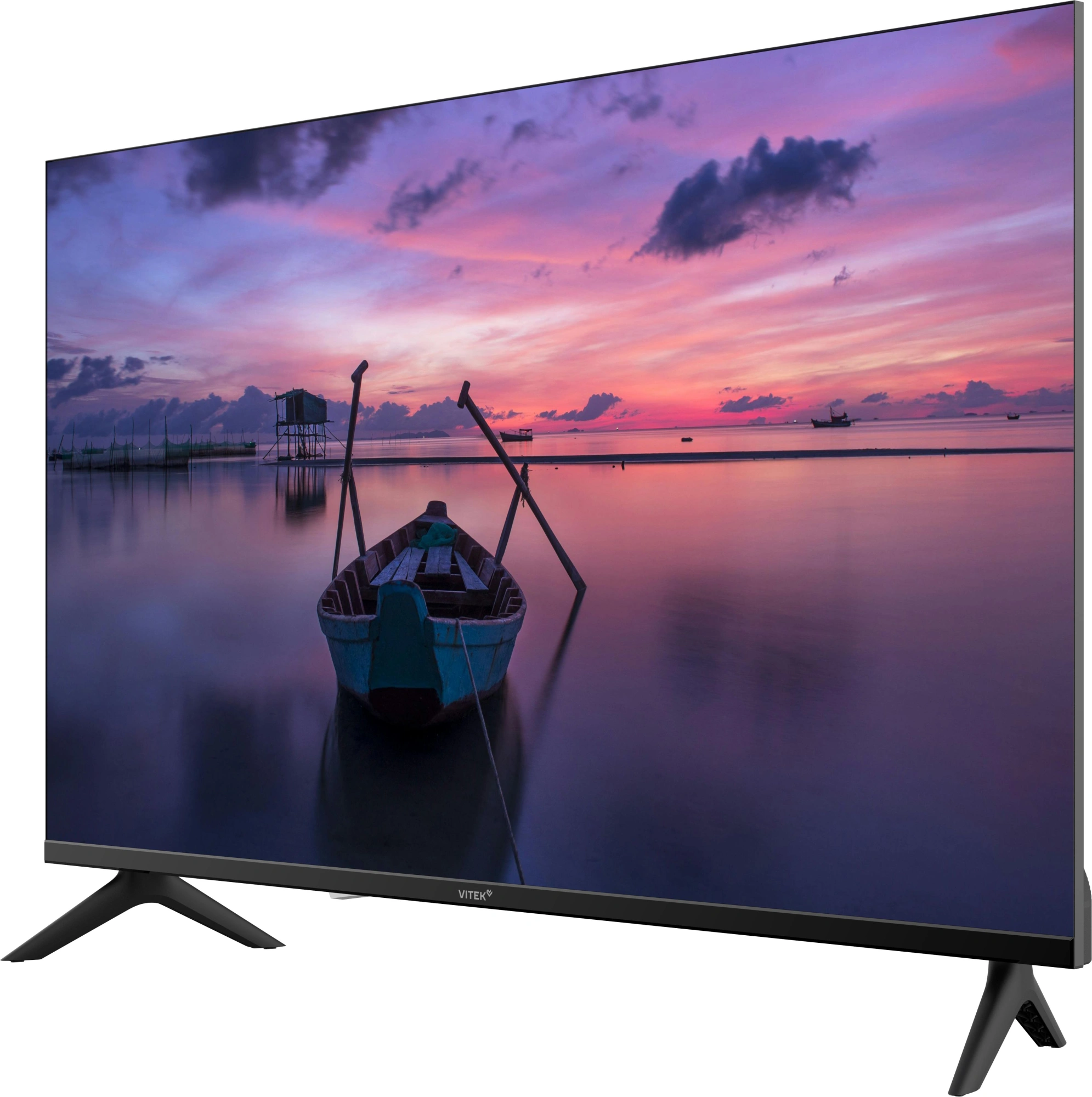 Телевизор LED Vitek 40" VT-40FBB200 Frameless черный FULL HD 60Hz DVB-T DVB-T2 DVB-C DVB-S DVB-S2 USB — миниатюра 2