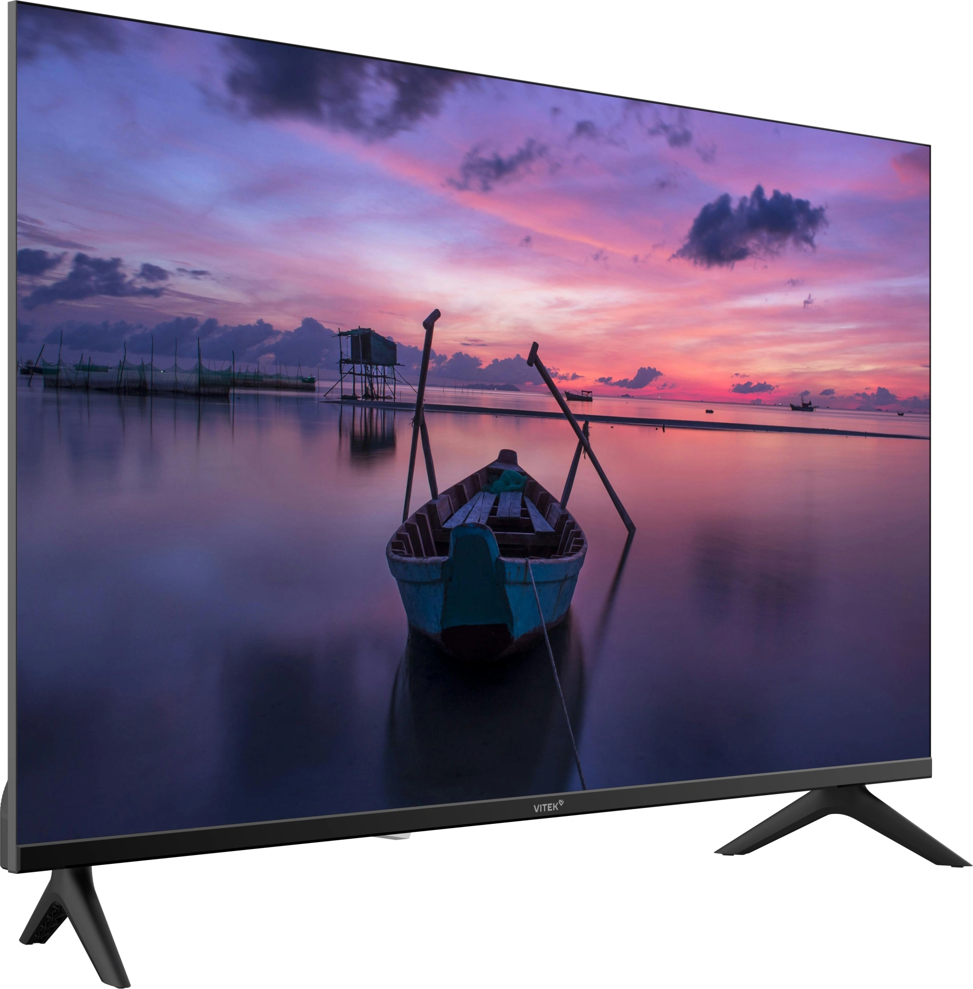 Телевизор LED Vitek 40" VT-40FBB200 Frameless черный FULL HD 60Hz DVB-T DVB-T2 DVB-C DVB-S DVB-S2 USB — миниатюра 3