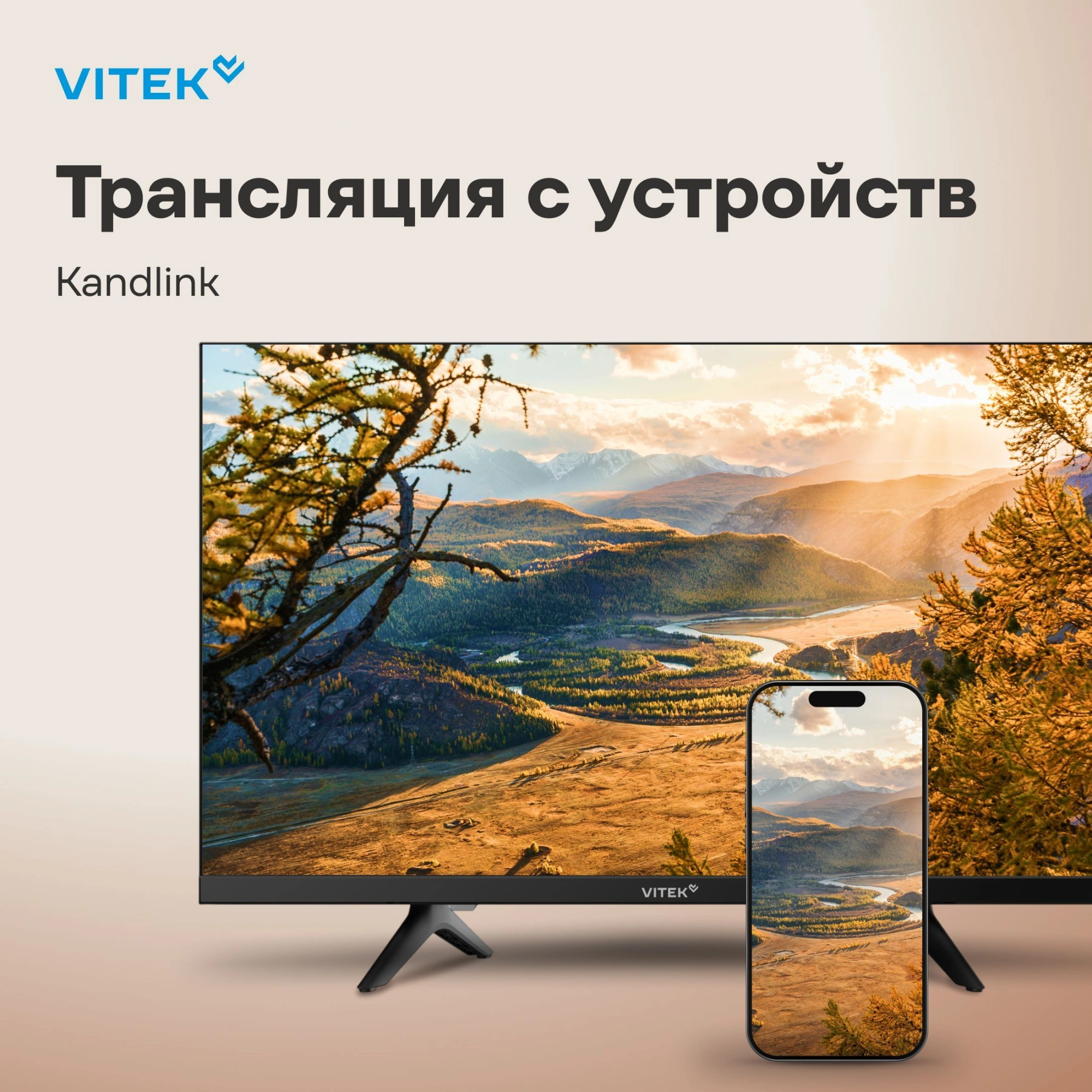 Телевизор LED Vitek 24" VT-24HBS300 Яндекс.ТВ Frameless черный HD 60Hz DVB-T DVB-T2 DVB-C DVB-S DVB-S2 USB 2.0 Smart TV — миниатюра 9