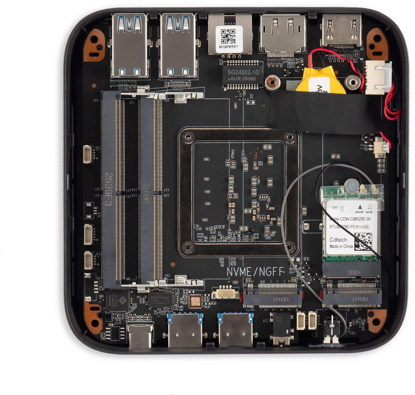 Неттоп IRU Tactio 513 i5 1235U (1.3) 16Gb SSD512Gb Iris Xe без ОС GbitEth WiFi BT 120W серый (RUS) (2189397) — миниатюра 10