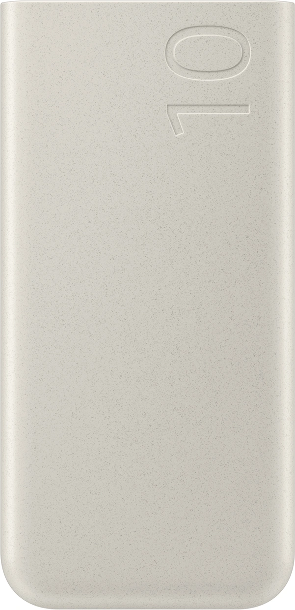 Мобильный аккумулятор Samsung EB-P3401 10000mAh PD3.0 25W 4.8A 2xUSB-C бежевый (EB-P3401XURGRU) — миниатюра 2
